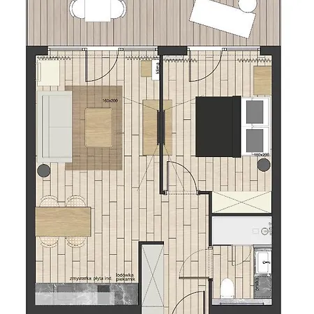 Natura - Luksusowy Ze 아파트 Dziwnów
